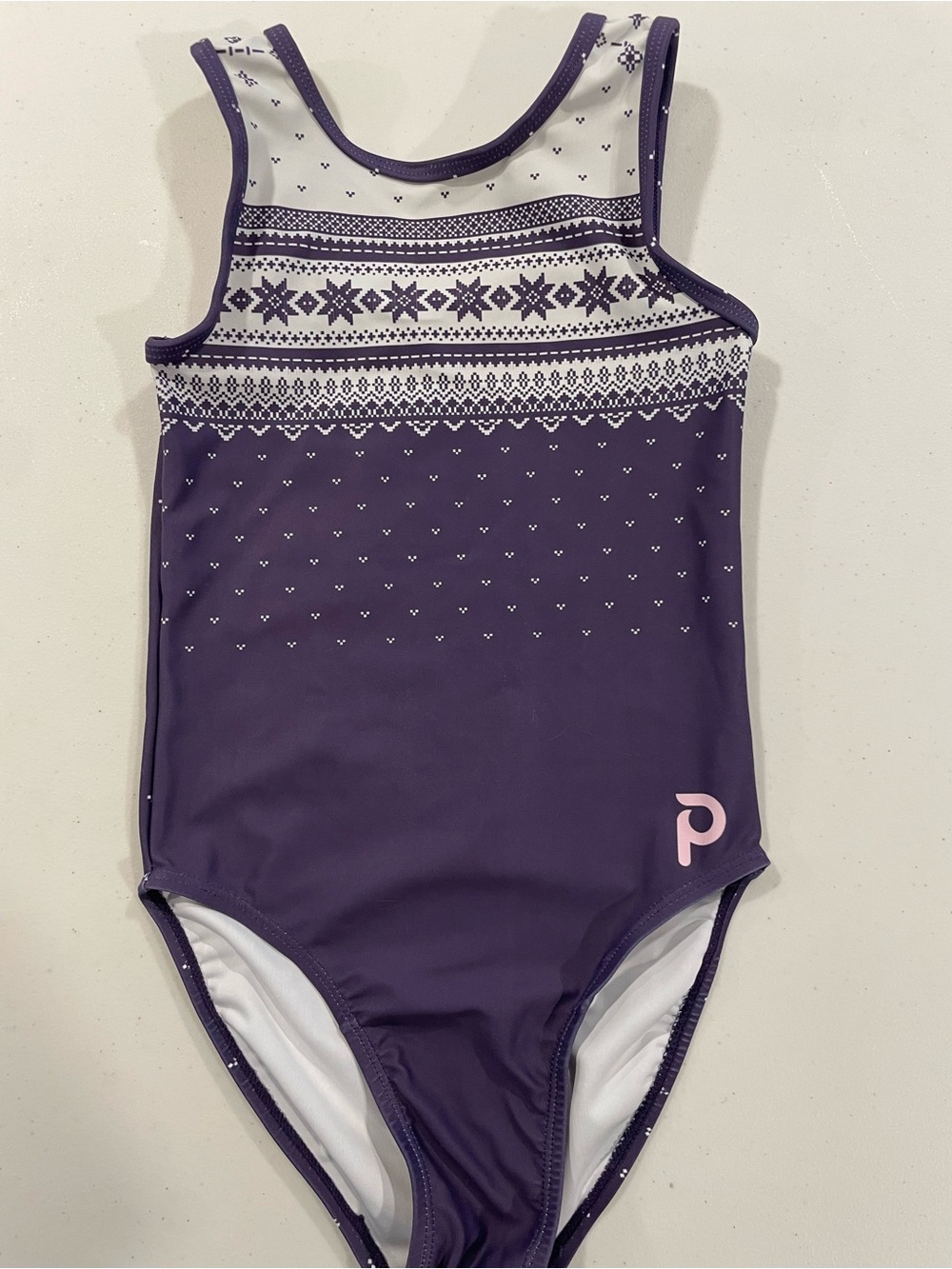 Plum CM fair isle leo